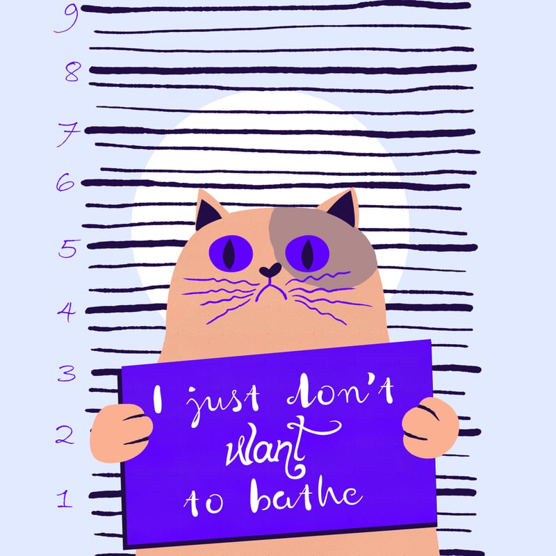 I just don't want to bathe by Doriscici