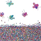 Butterflies Are Free (white) by Helen Joynson thumbnail