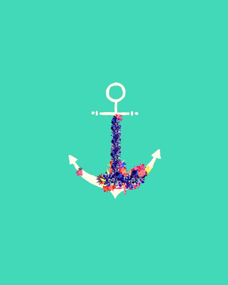 Floral Anchor by Amaya