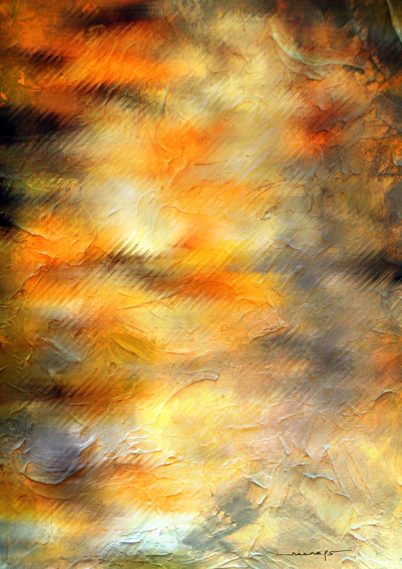 Yellow Flowers by Digital Canvas