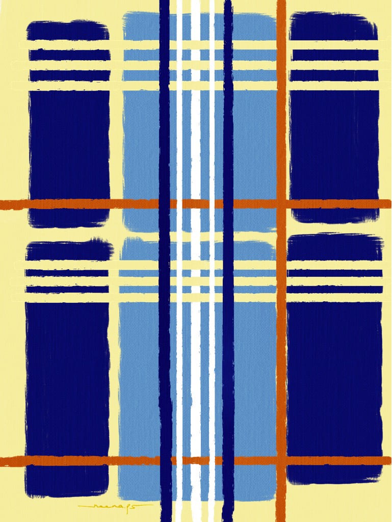 Brown Lines by Digital Canvas