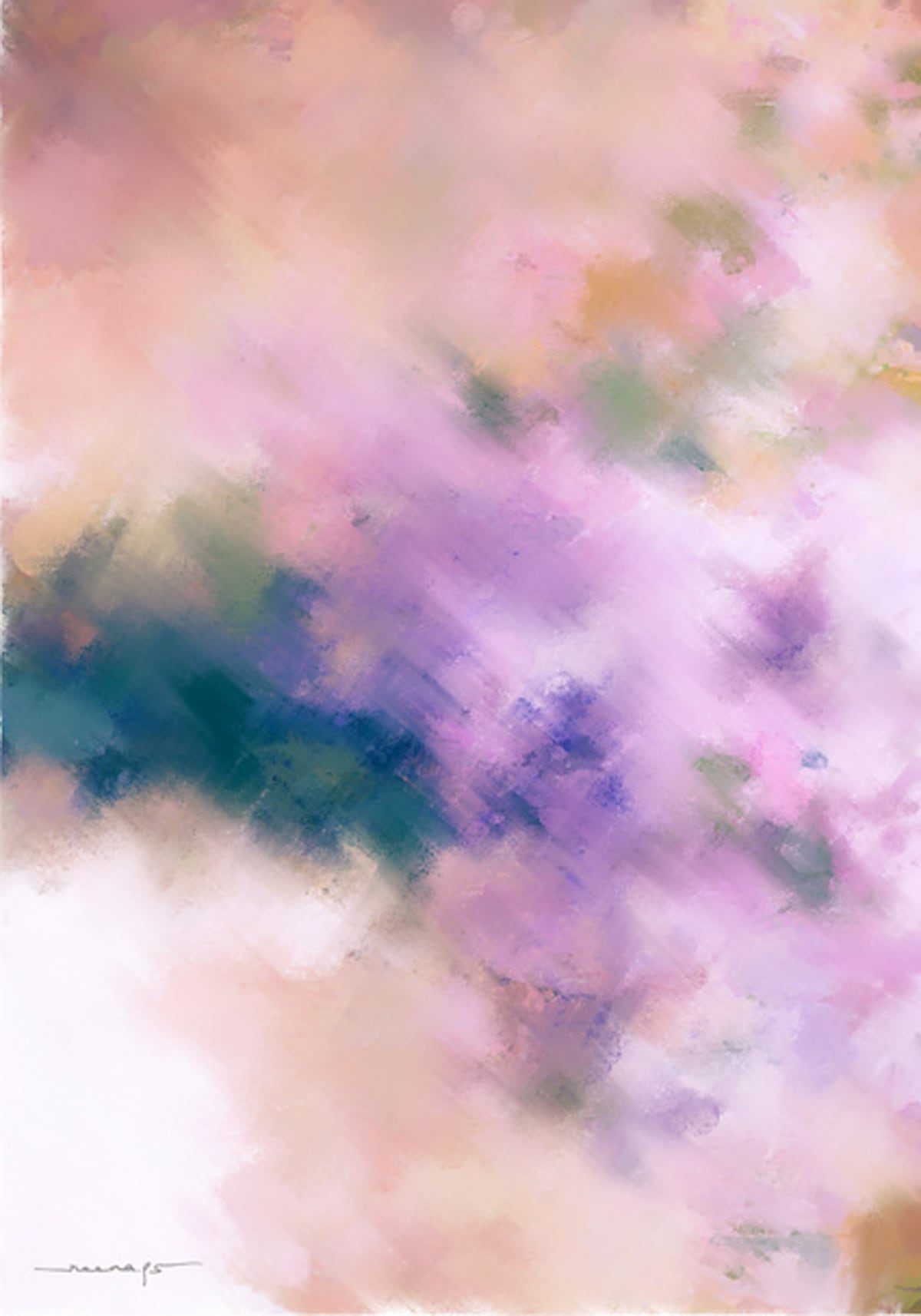 Blue Hydras by Digital Canvas