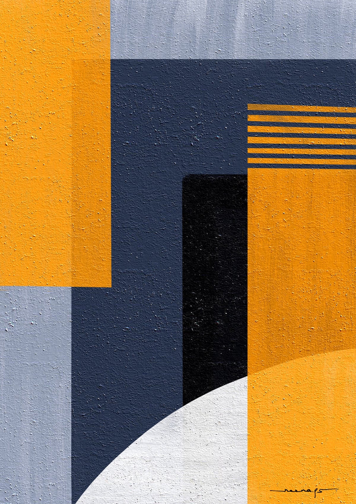 Geometric Space 1 by Digital Canvas