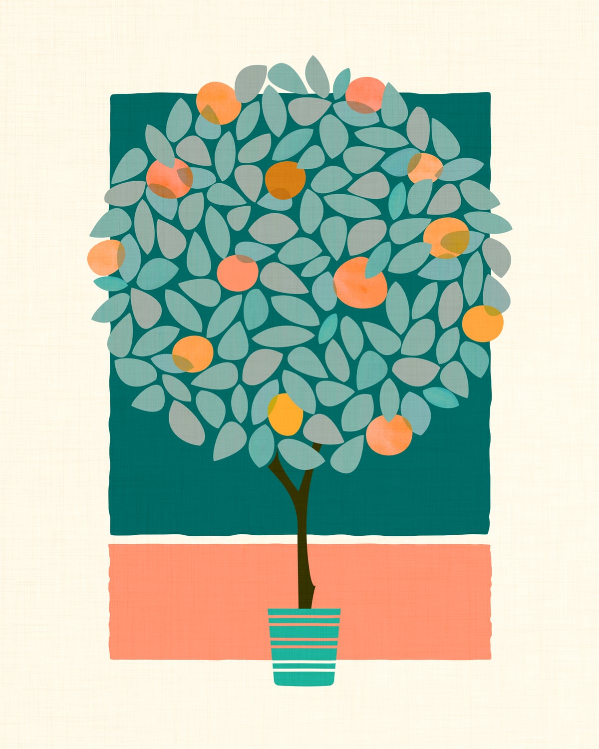 Fruit Tree Topiary by Modern Tropical