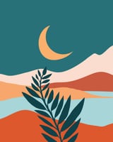 Moonlit Mediterranean by Modern Tropical thumbnail