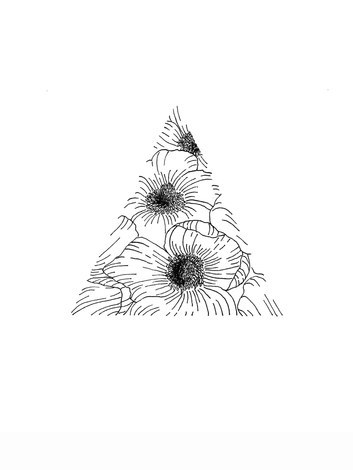 Salt&Surf Flower Triangle by Mantika Studio