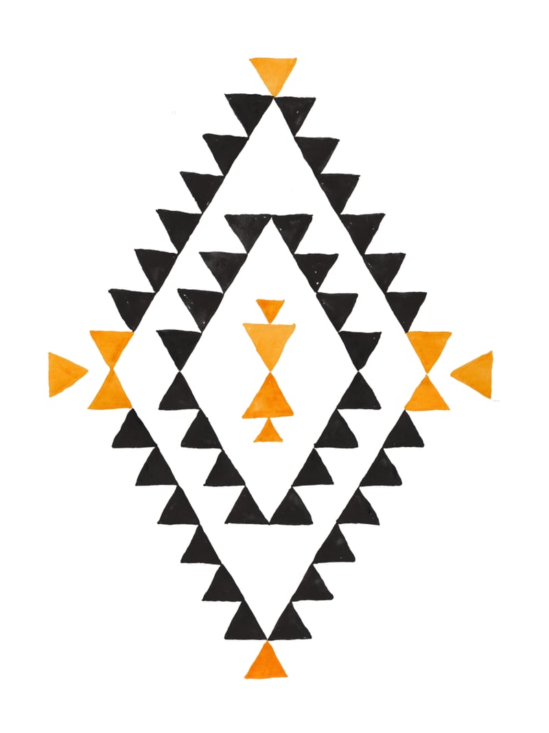 Patterns Aztec Diamond by Mantika Studio
