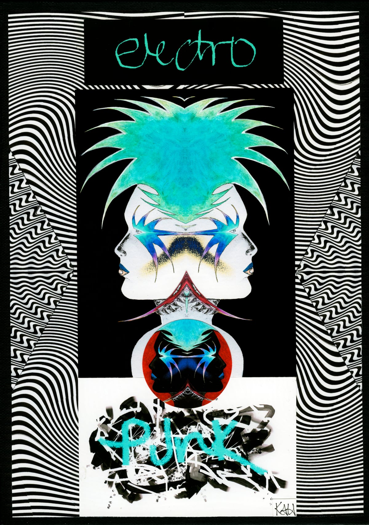 Warpaint: Punk Turquoise by Karen Hughes
