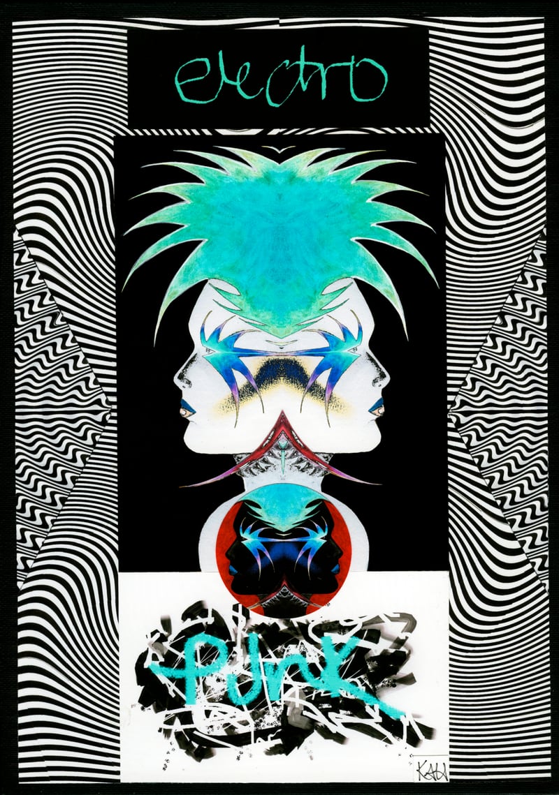 Warpaint: Punk Turquoise by Karen Hughes