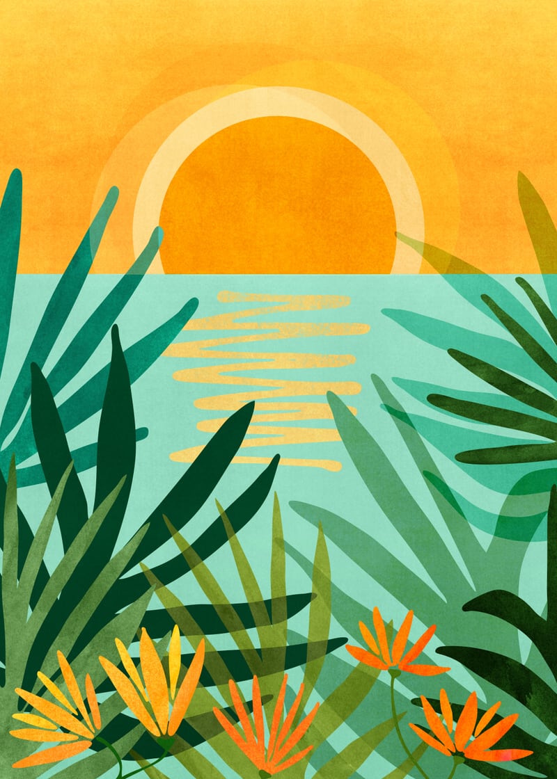 Peaceful Tropics by Modern Tropical