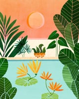 Shangri La Sunset by Modern Tropical thumbnail