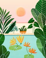 Shangri La Sunrise by Modern Tropical thumbnail