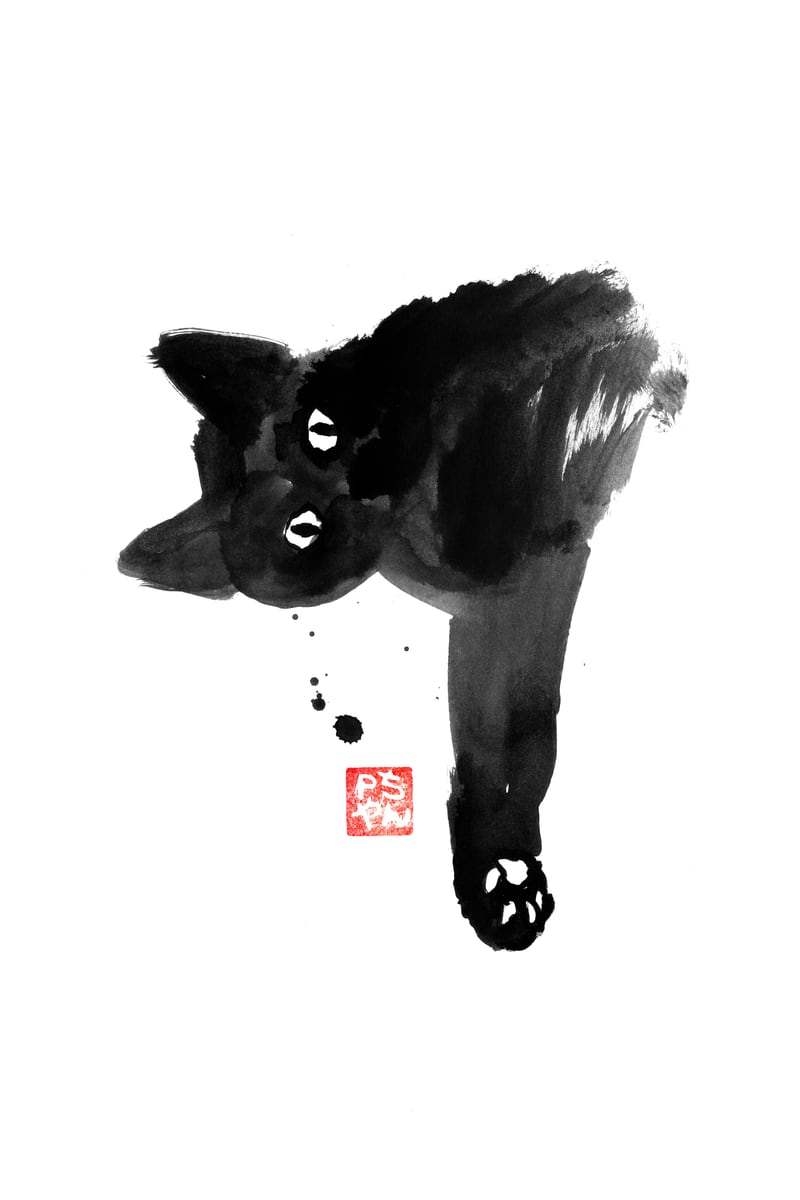 Pending Cat by pechane