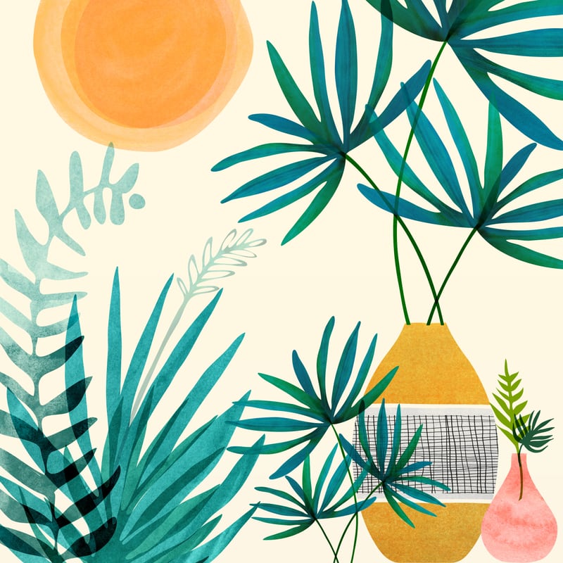 Moroccan Garden by Modern Tropical