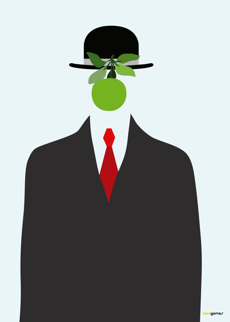 Son Of Man Minimalist by Rafa Gomes