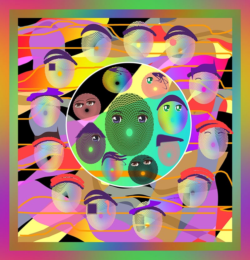 A WORLD OF DIFFERENT PEOPLE by Diana L. Bruner