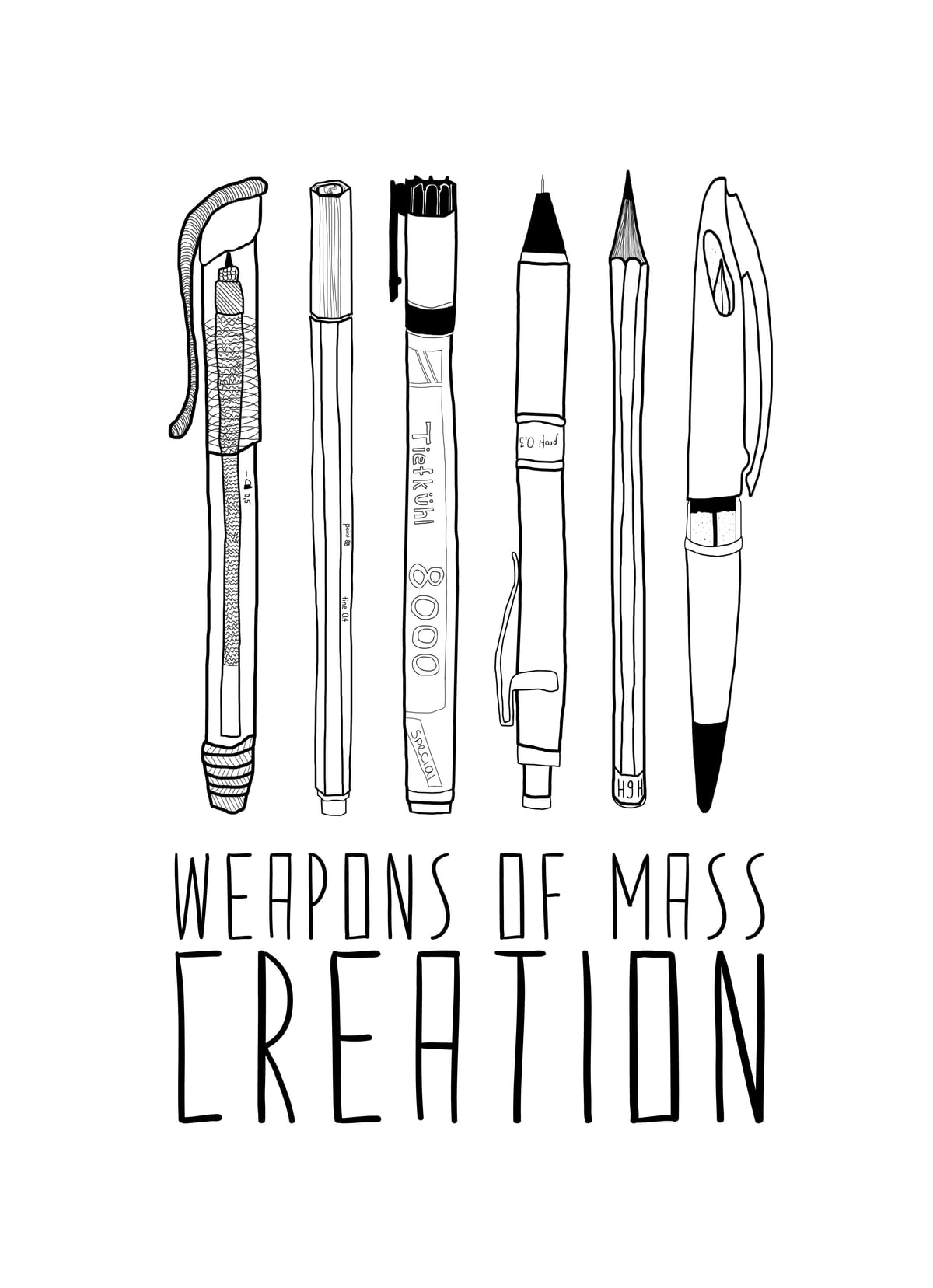 Weapons Of Mass Creation by Bianca Green