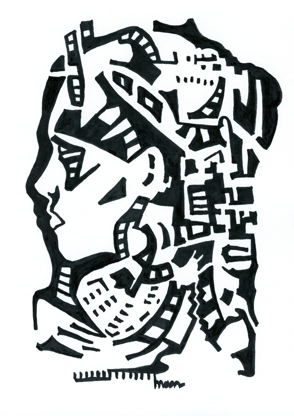 Mohawk  by The Artfactory