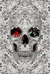 Lace Skull Light by Ali Gulec thumbnail