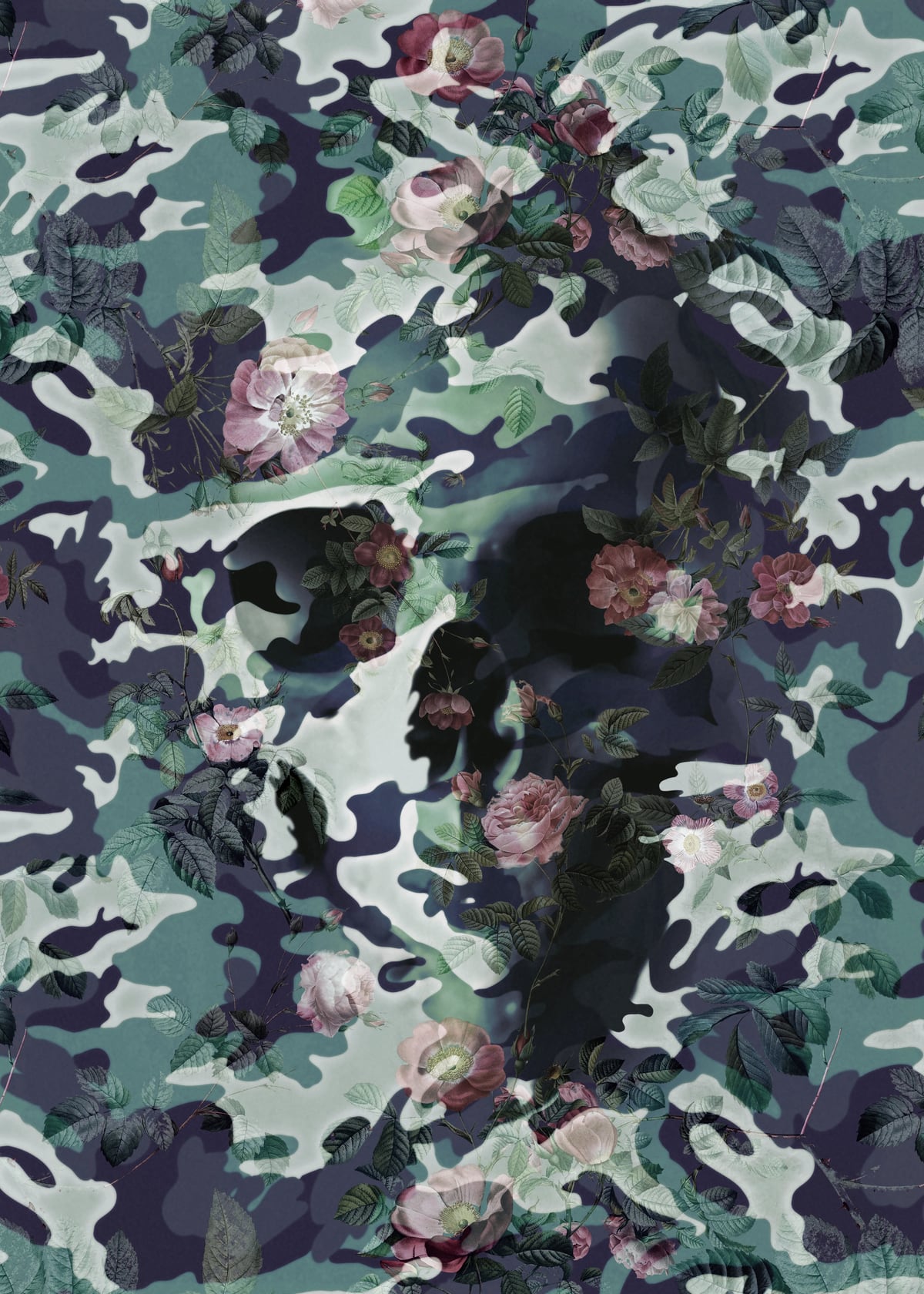 Camo Skull by Ali Gulec