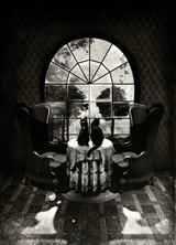 Room Skull Bw by Ali Gulec thumbnail
