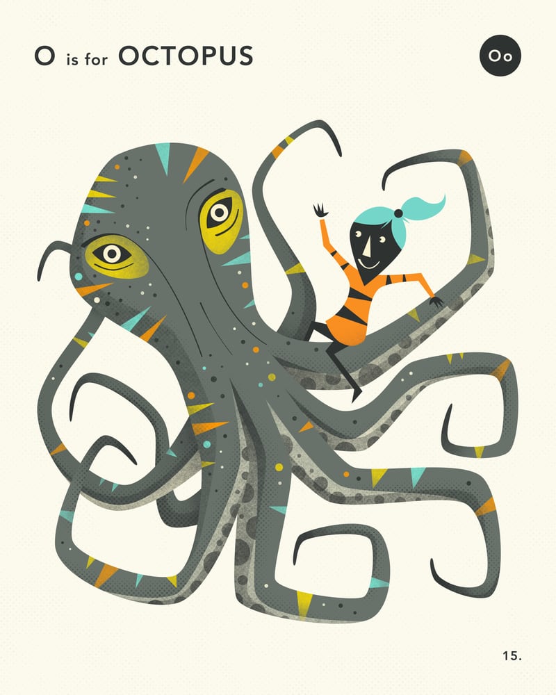 O Is For OCTOPUS by Jazzberry Blue
