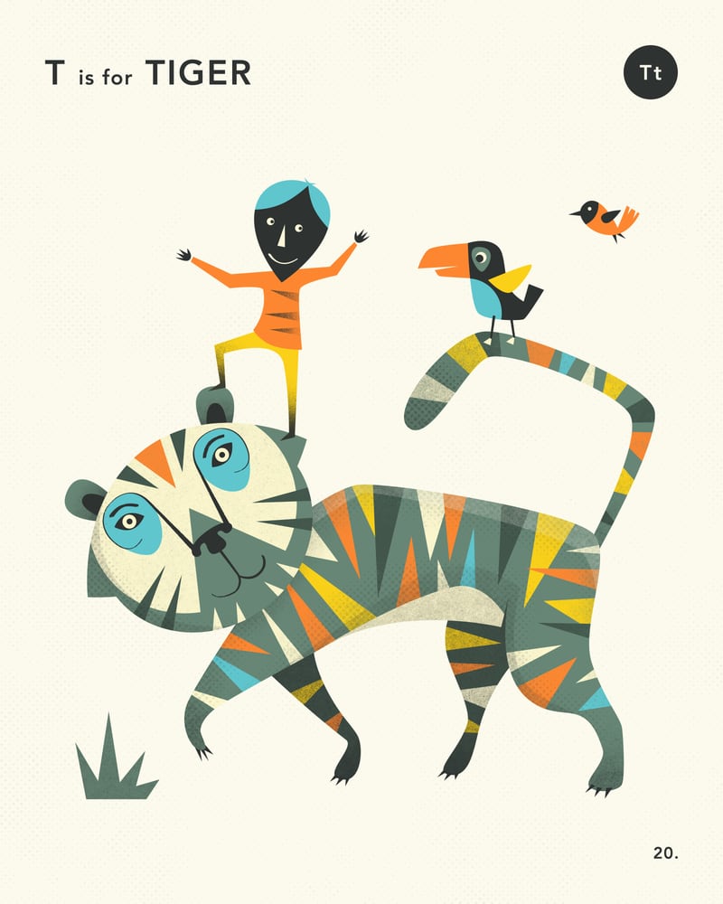 T Is For TIGER by Jazzberry Blue