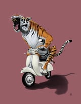 Rooooaaar! (Colour) by Rob Snow thumbnail