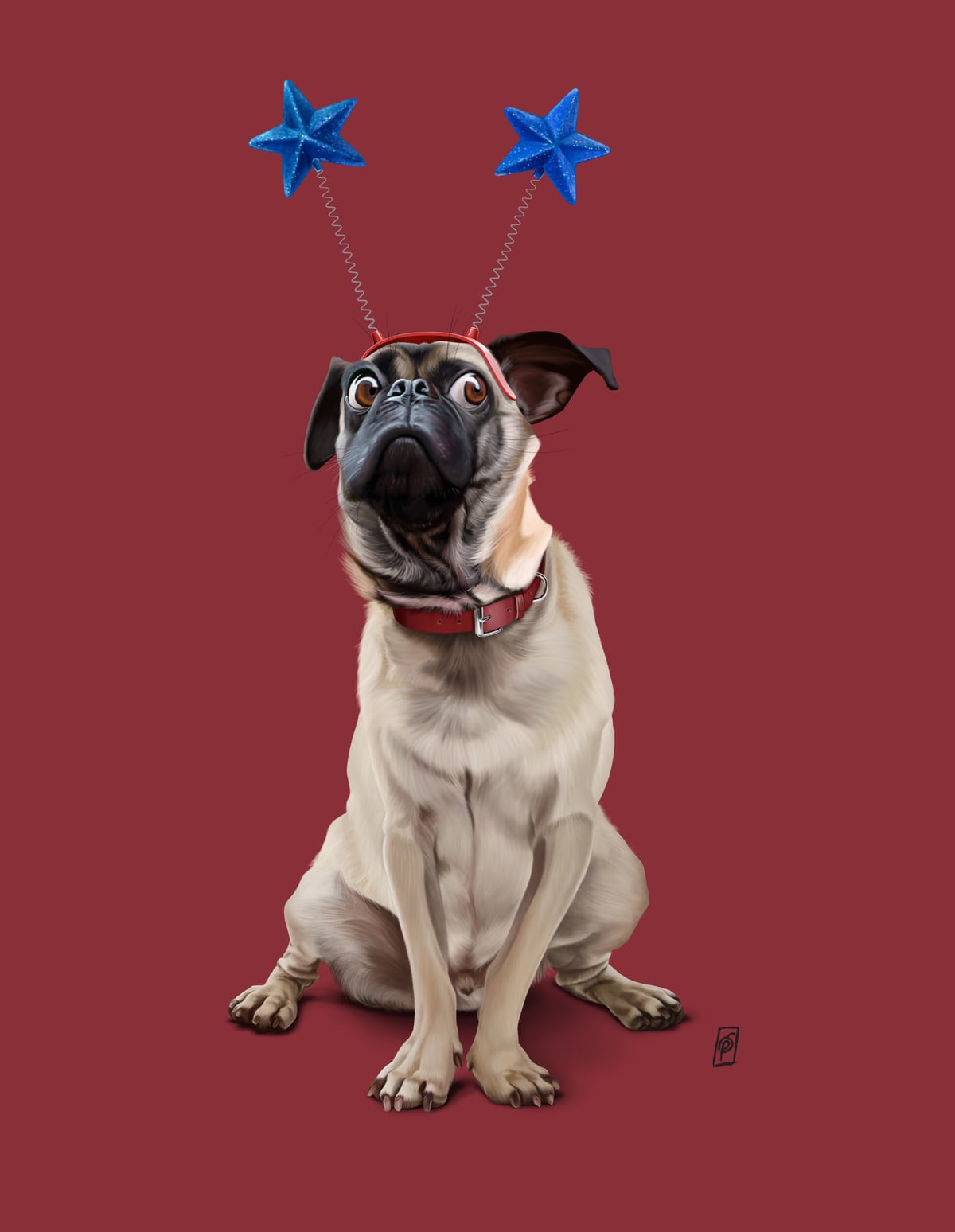 A Pug's Life (Colour) by Rob Snow