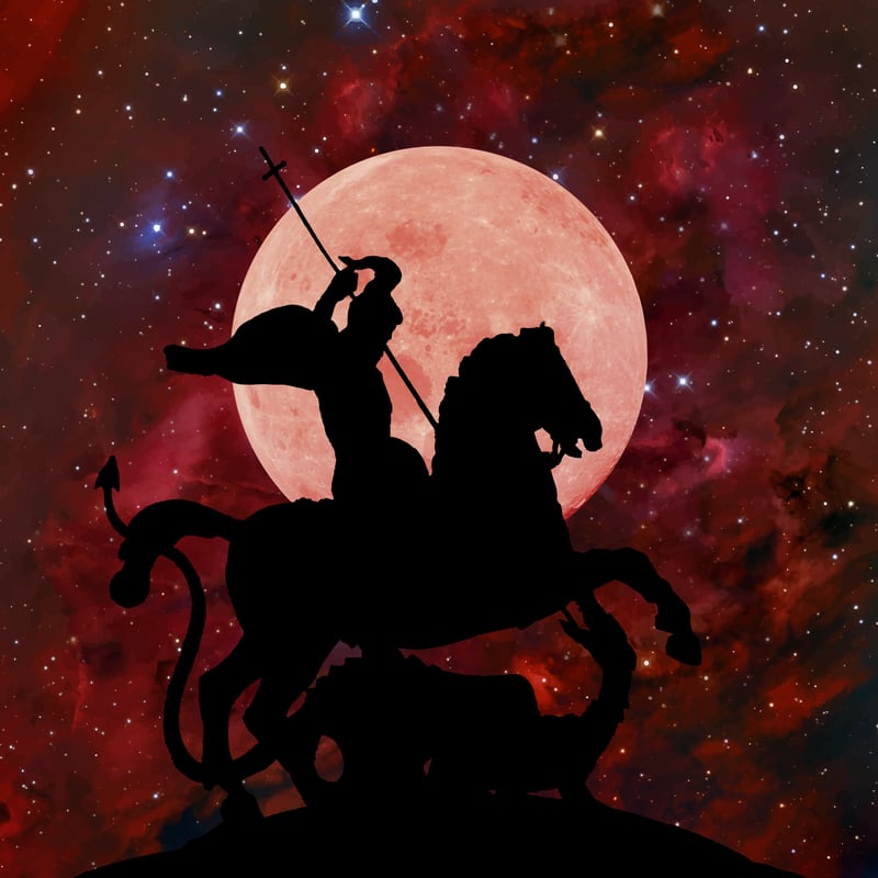 SAINT JORGE AND THE DRAGON by Monica Amorim