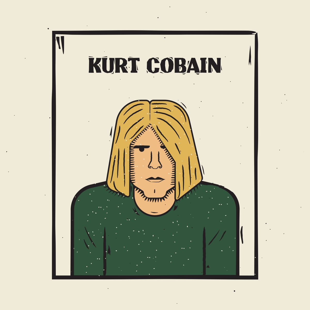 Kurt Cobain by Vision Globe Design