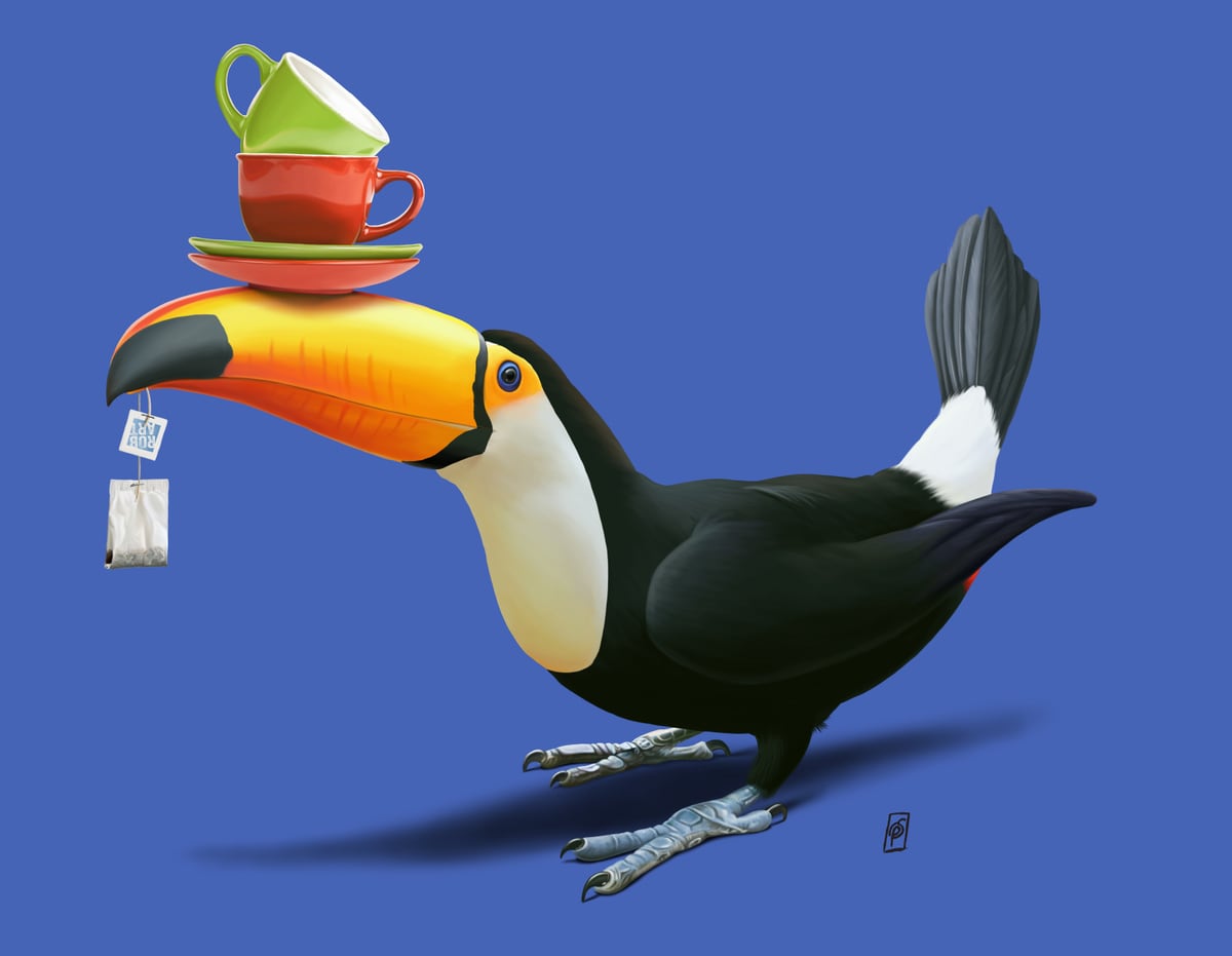 Tea For Tou (Colour) by Rob Snow