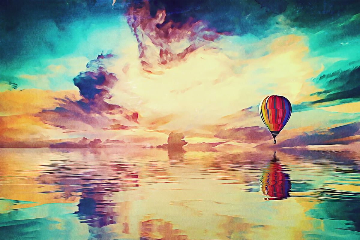 Floating Away  by Denise Dundon