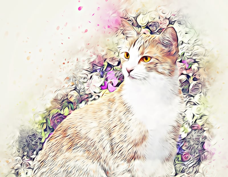 Victorian Cat by Denise Dundon