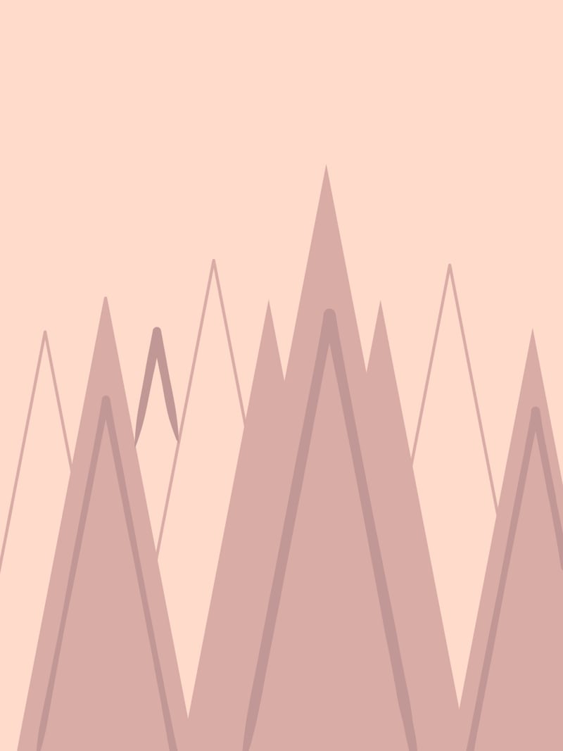 Pink mountains  by Proper Job Studio