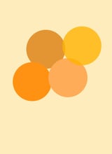 Orange circles abstract by Proper Job Studio thumbnail