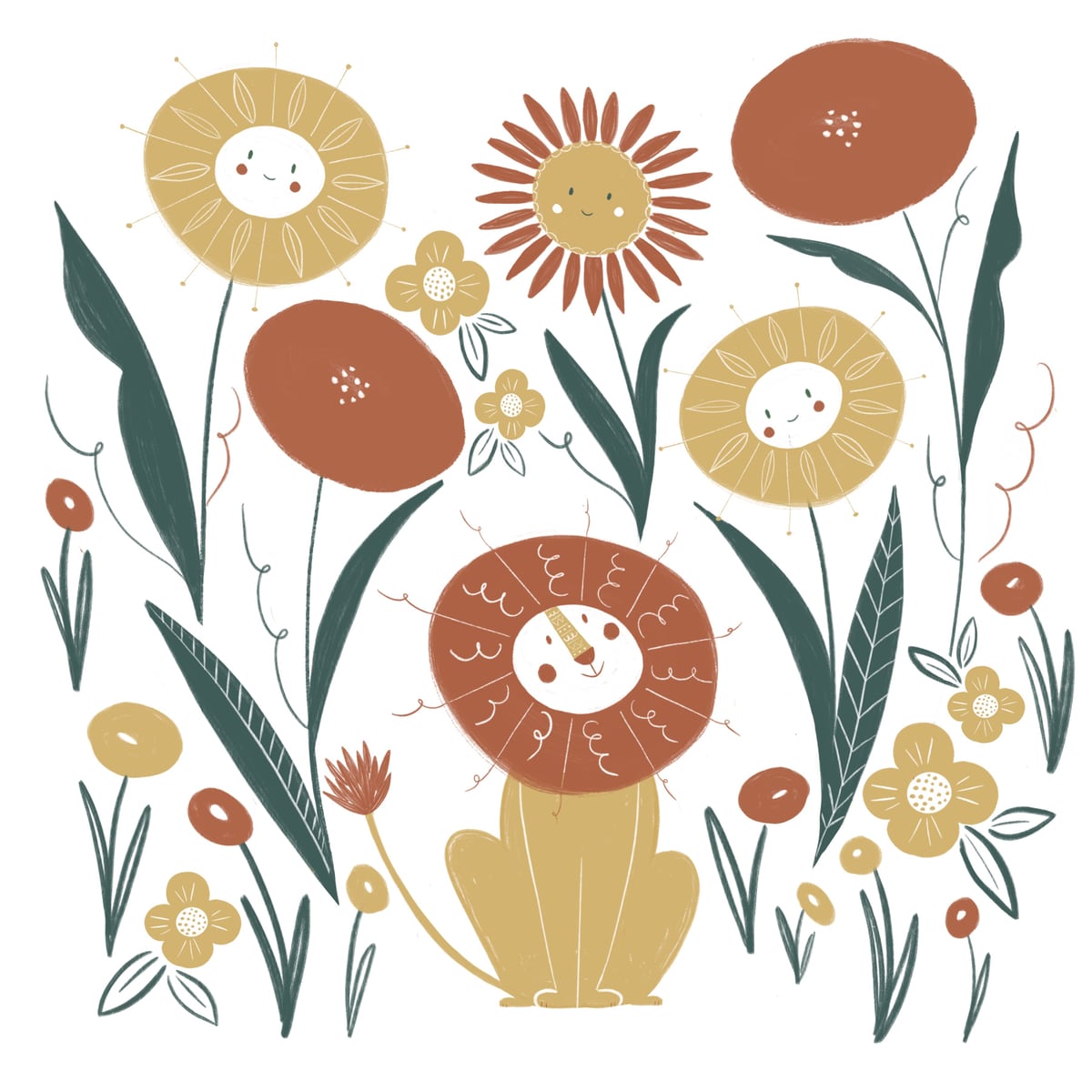 Lion & Friends by Indico Designs