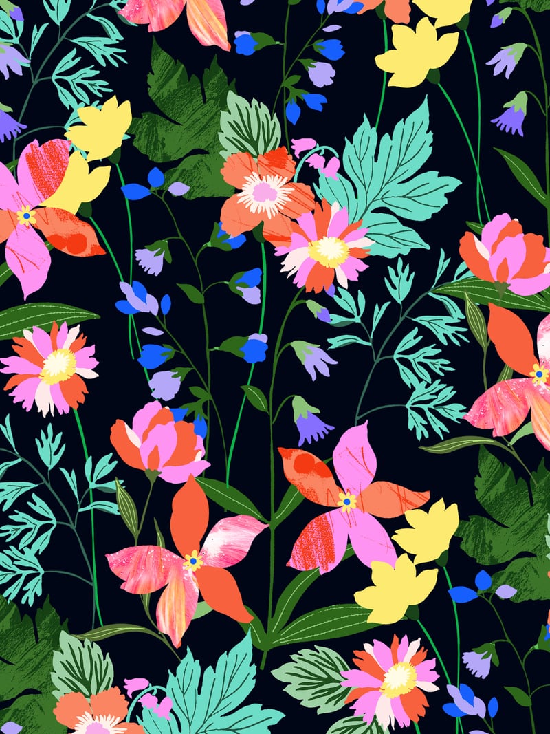 Flower garden by Leanne Collier