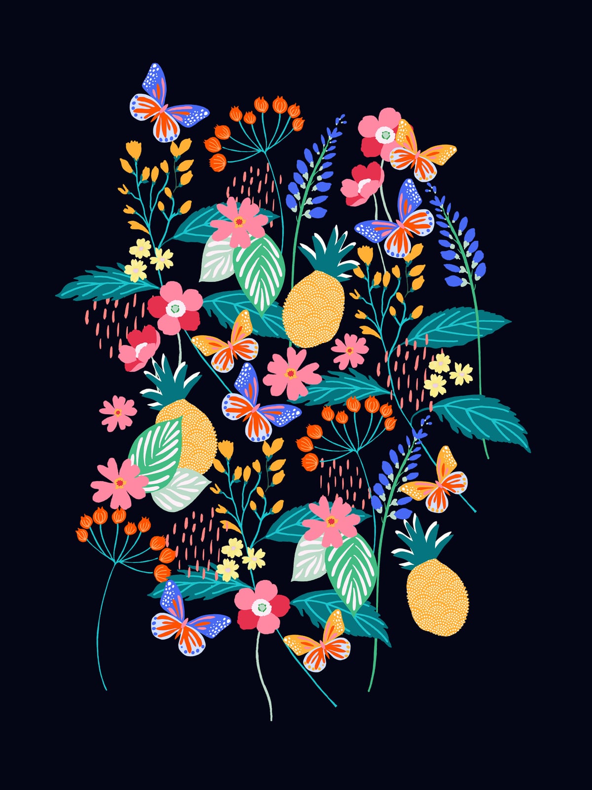 Pineapples by Leanne Collier