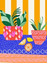 Stripes and circles by Leanne Collier thumbnail