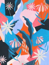 Blue, orange and pink by Leanne Collier thumbnail