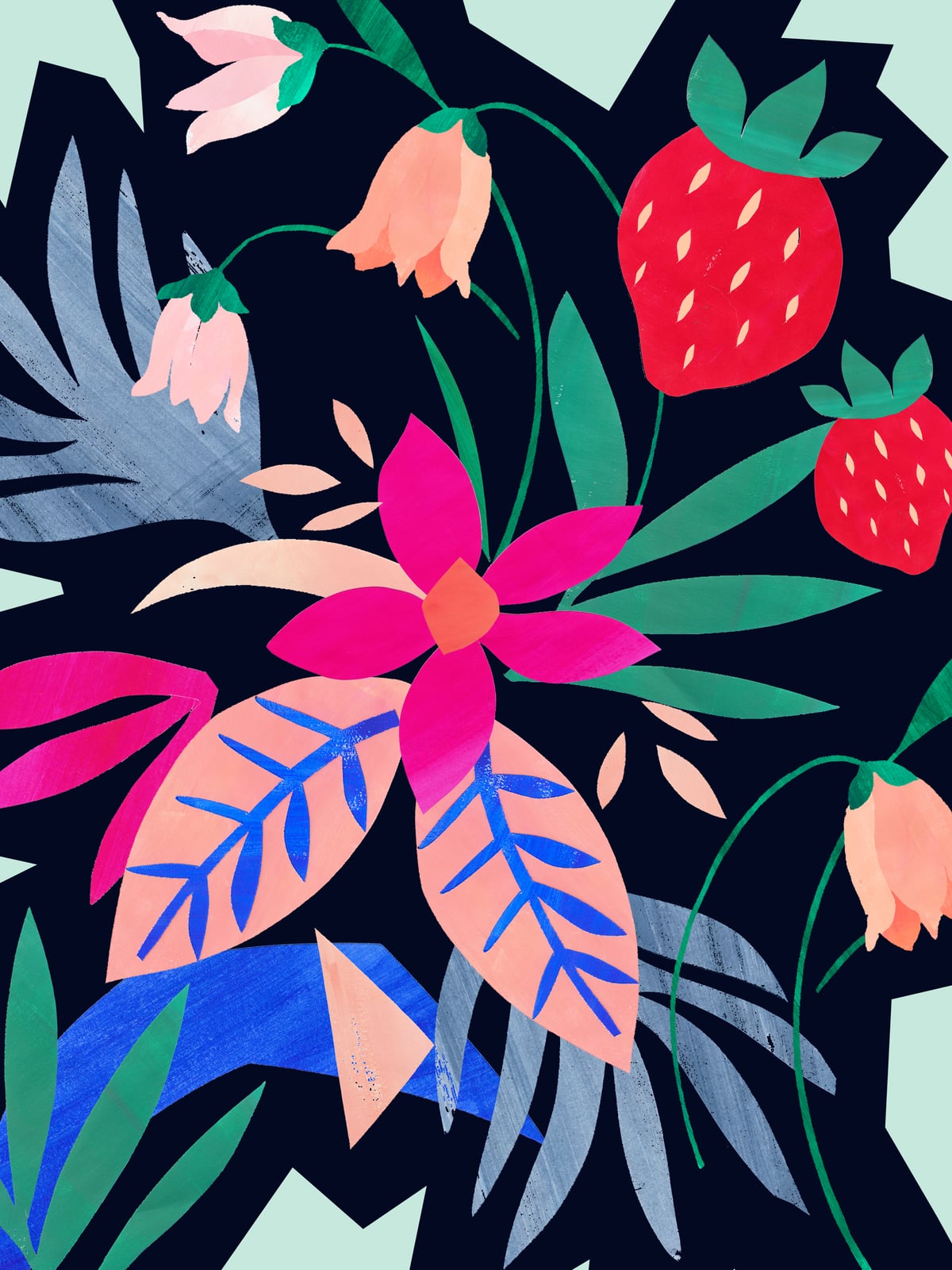Strawberry fields by Leanne Collier