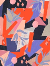 Sunset abstract by Leanne Collier thumbnail