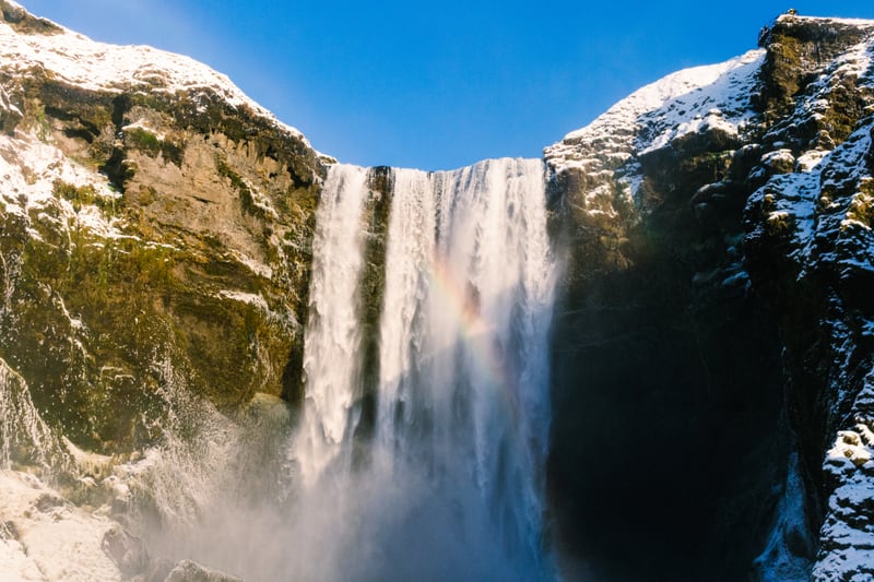 Skogafoss Waterfall Iceland 4 by Michelle L Clement