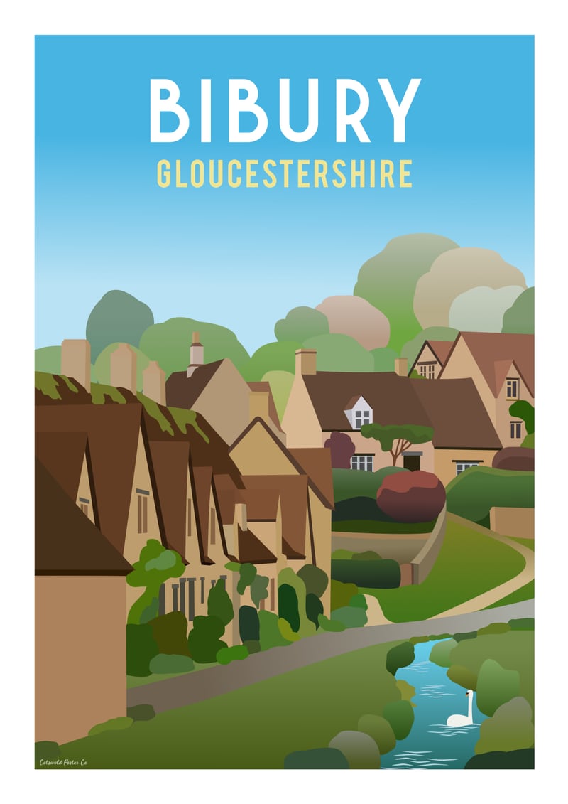 Bibury by Cotswold Poster Co	
