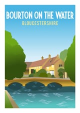 Bourton On The Water by Cotswold Poster Co	 thumbnail