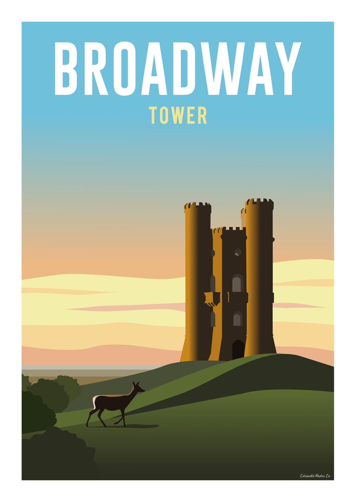 Broadway Tower by Cotswold Poster Co	