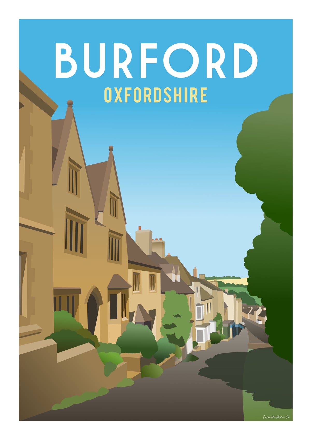 Burford by Cotswold Poster Co	