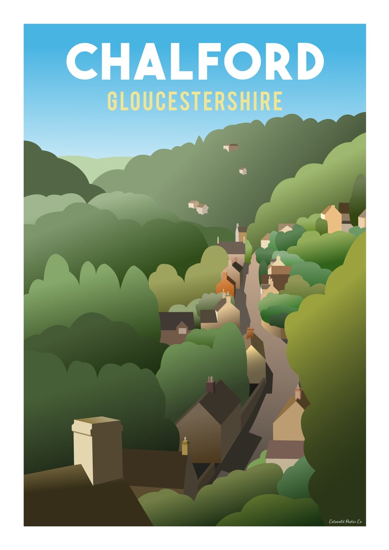 Chalford by Cotswold Poster Co	