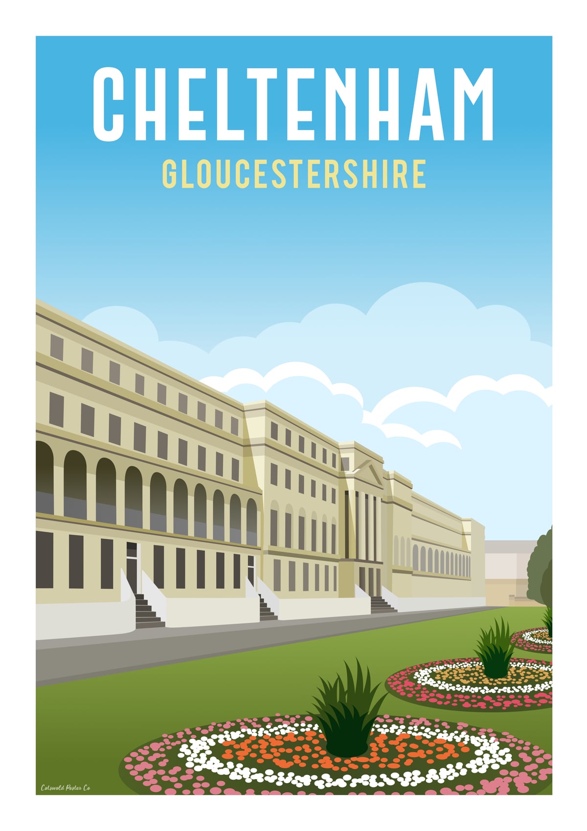 Cheltenham Promenade by Cotswold Poster Co	